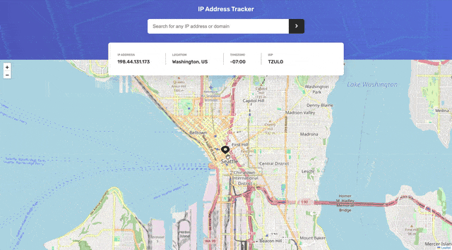 IP Address Tracker